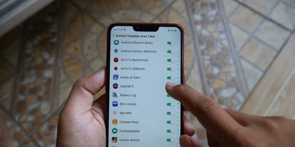 realme 2 kontrol game