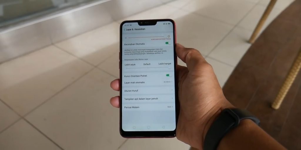 realme 2 kostomisasi layar