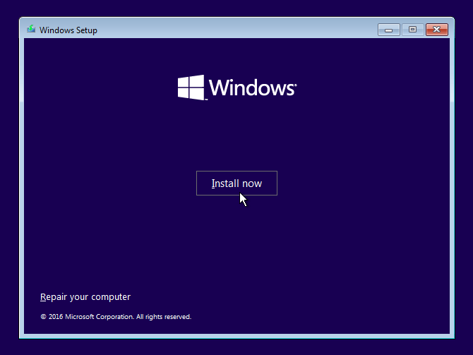 Cara Instalasi Windows 10
